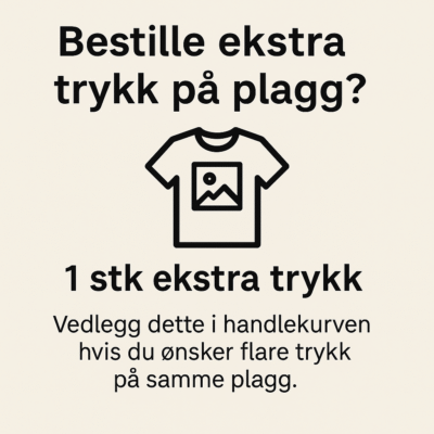 Ekstra trykk på plagg
