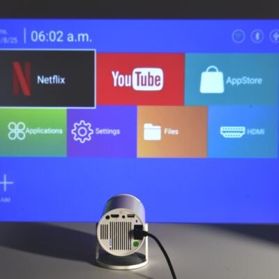 X HY300 Pro Smart Projector 4K – Perfekt for Hjemmekino og Utendørs Underholdning- KAMPANJE NÅ 1249,-