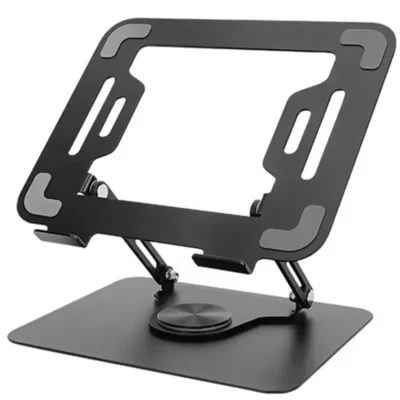 Laptop Stand for Ipad, MacBook og Universelle Bærbare PC-er Nyhet 2025! Ergonomisk 360° Roterbar og Høydejusterbar