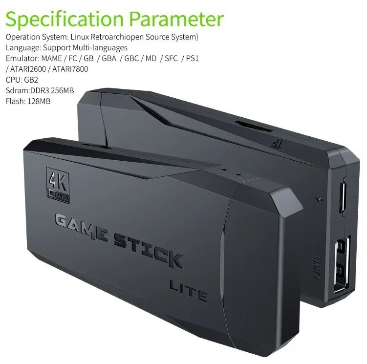 4K Retro Spillkonsoll Trådløs - Image 5