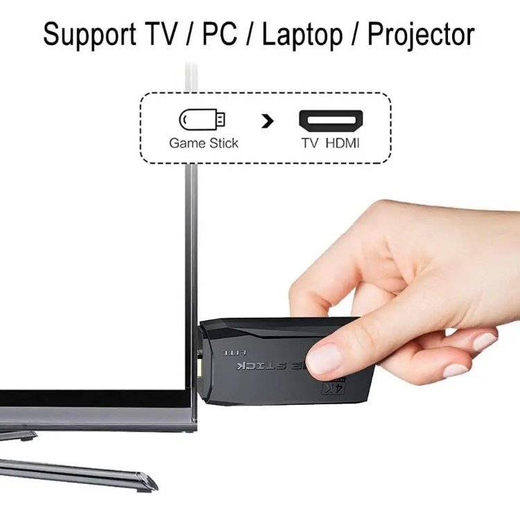 4K Retro Spillkonsoll Trådløs - Image 8